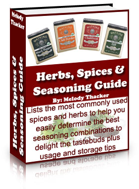 Herbs, spices and Seasoning Guide. 