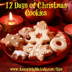 12 Days of Christmas Cookies Button 