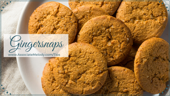 gingersnap cookies