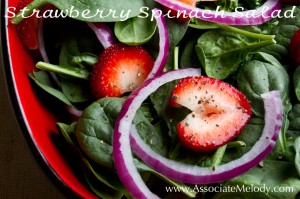 Strawberry Spinach Salad