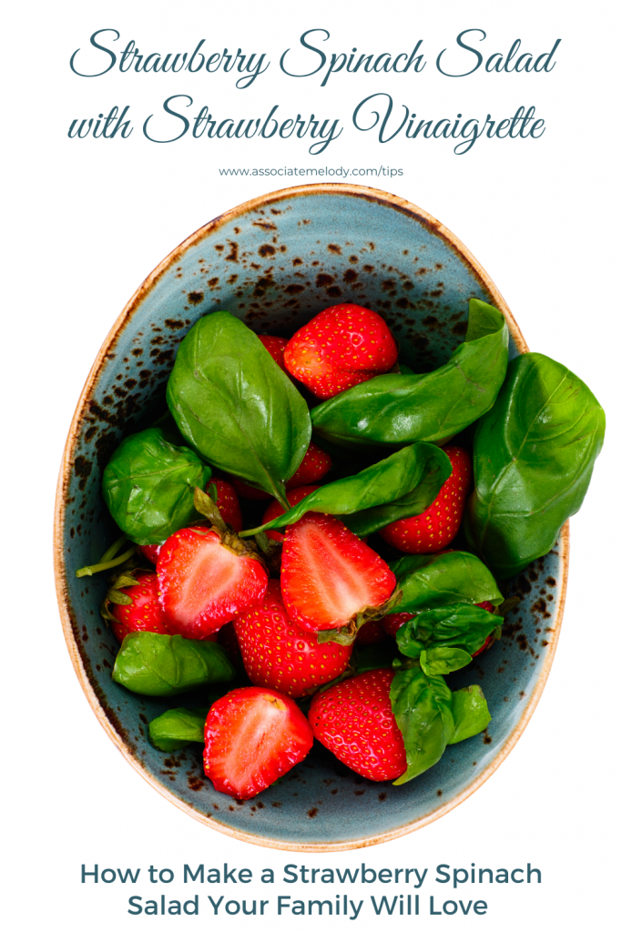 Strawberry Spinach Salad with Strawberry Vinaigrette