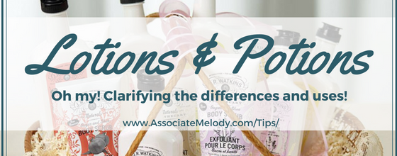 Differences and Uses for Lotions, Creams, Butters, Oils and Salves