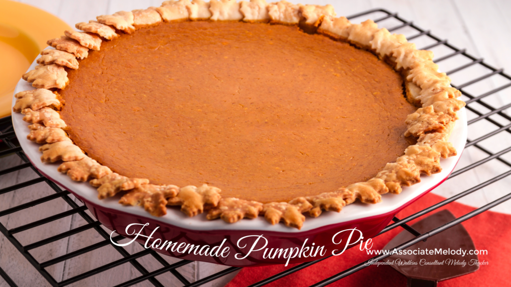 homemade pumpkin pie