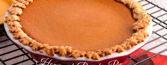 Homemade Pumpkin Pie