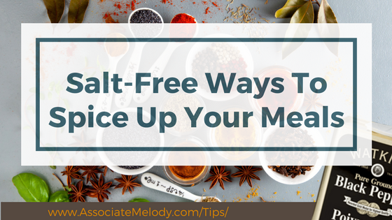 salt free ways to spice up your meals