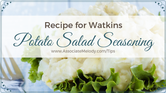 Watkins Secret Potato Salad Seasoning And Potato Salad Recipe