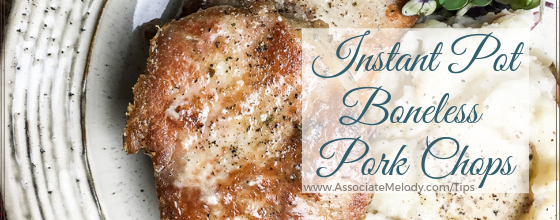 Instant Pot Boneless Pork Chops