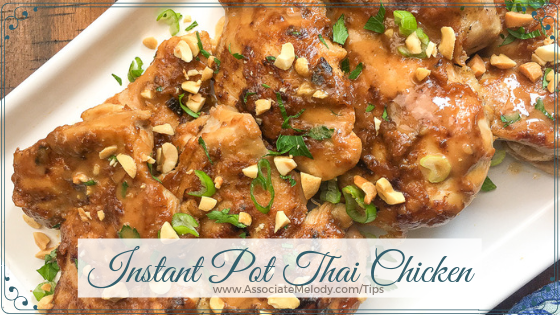 Instant Pot Thai Chicken Thighs