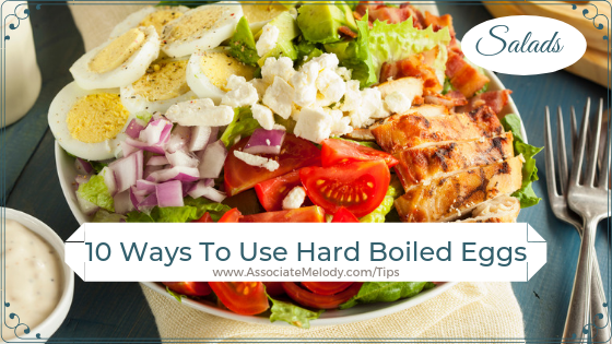 Ways to use hard boiled eggs in salads