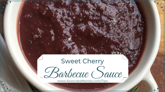 sweet cherry barbecue sauce cooked in the instant pot