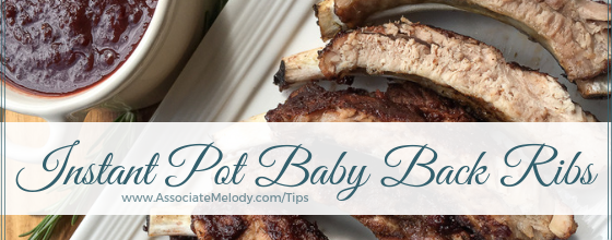 Instant Pot Baby Back Ribs Recipe