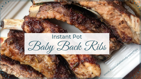 Instant pot baby back ribs