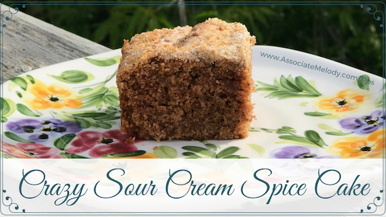 sour cream spice cake crazy-easy