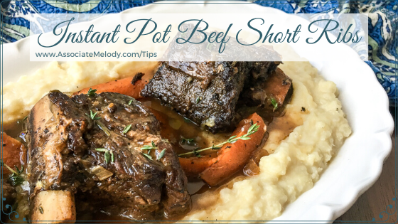 Instant Pot Beef Short Ribs