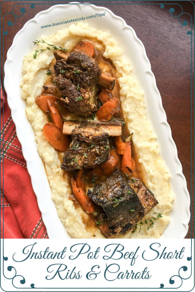 instant pot beef short ribs with carrots