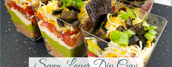 Seven Layer Dip Cups