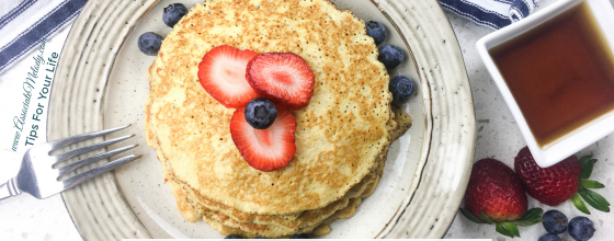 Cream Cheese Pancakes With Fresh Berries