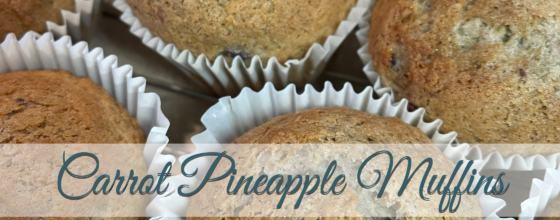 Carrot Pineapple Muffins