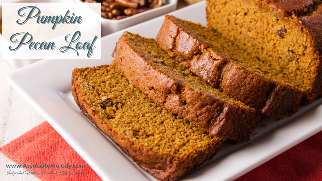 pumpkin pecan loaf cake