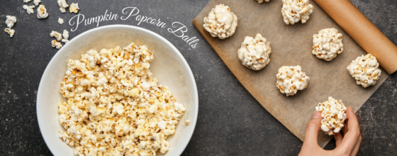 Pumpkin Popcorn Balls