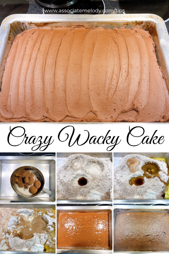 crazy cake directions step by step