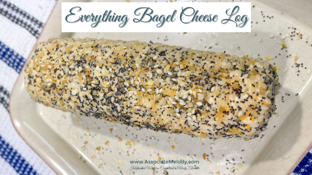 everything bagel cheese log