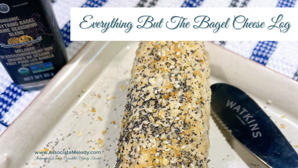 everything but the bagel cheese log