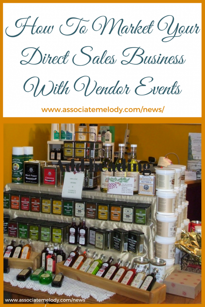 How To Market Your Direct Sales Business With Vendor Events