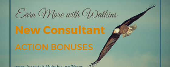 New Consultant Action Bonuses