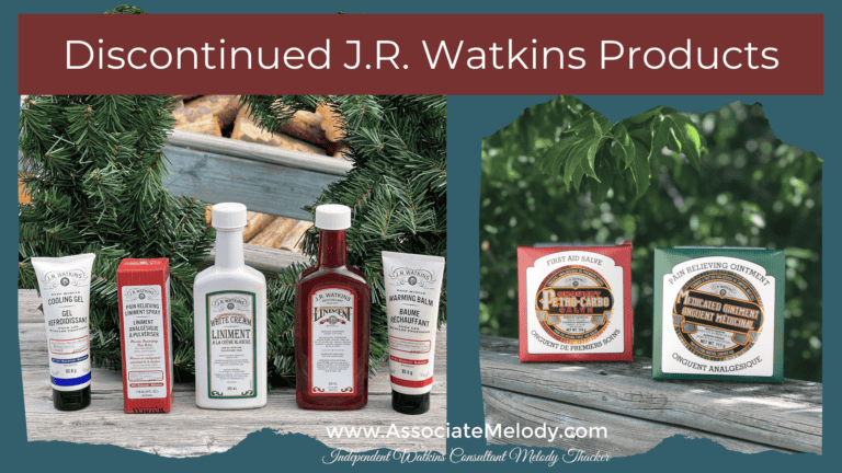 JR Watkins Products Discontinued